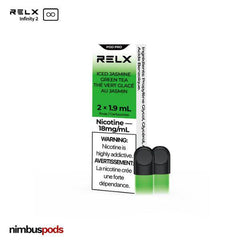 RELX Infinity Pod Pro Iced Jasmine Green Tea Vape Pods RELX 18mg | 2.0% Nimbus Pods