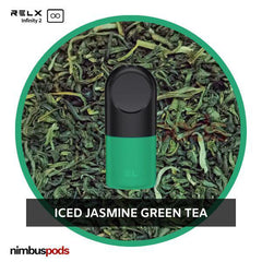 RELX Infinity Pod Pro Iced Jasmine Green Tea Vape Pods RELX 18mg | 2.0% Nimbus Pods