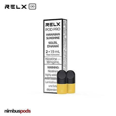 RELX Infinity Pod Pro Hawaiian Sunshine | Pineapple Vape Pods RELX 18mg | 2.0% Nimbus Pods