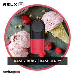 RELX Infinity Pod Pro Raspy Ruby | Raspberry Vape Pods RELX 18mg | 2.0% Nimbus Pods