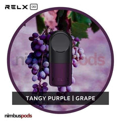 RELX Infinity Pod Pro Tangy Purple | Grape Vape Pods RELX 18mg | 2.0% Nimbus Pods