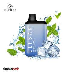 ELF Bar BC5000 Ultra Disposable Mint Ice One Hitters ELF Bar 20mg | 2.0% Nimbus Pods