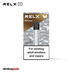 RELX Infinity Artisan Vape Pod Device Kit Vape Kits RELX Hammered Steel Nimbus Pods
