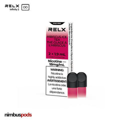 RELX Infinity Pod Pro Hibiscus Ice Tea Vape Pods RELX 18mg | 2.0% Nimbus Pods