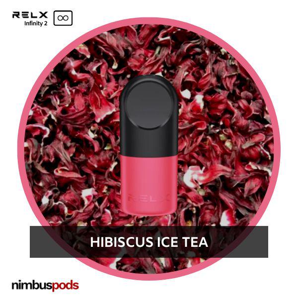 RELX Infinity Pod Pro Hibiscus Ice Tea Vape Pods RELX 18mg | 2.0% Nimbus Pods