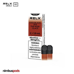 RELX Infinity Pod Pro Iced Black Tea Vape Pods RELX 18mg | 2.0% Nimbus Pods