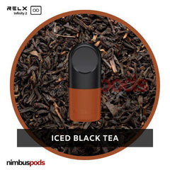 RELX Infinity Pod Pro Iced Black Tea Vape Pods RELX 18mg | 2.0% Nimbus Pods