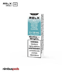 RELX Infinity Pod Pro Icy Coconut Water Vape Pods RELX 18mg | 2.0% Nimbus Pods