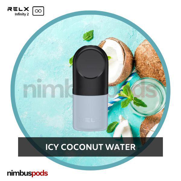 RELX Infinity Pod Pro Icy Coconut Water Vape Pods RELX 18mg | 2.0% Nimbus Pods