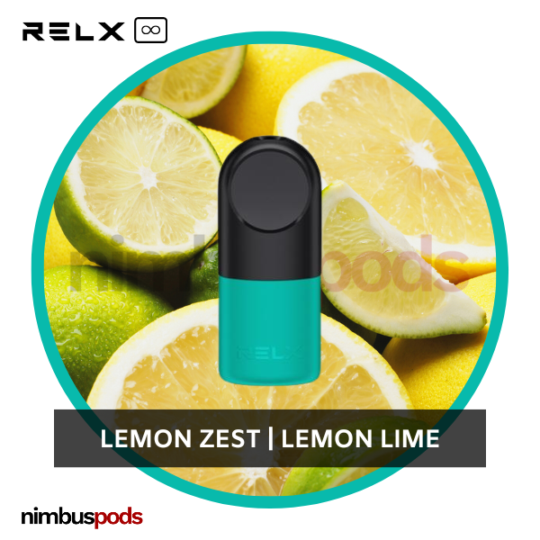 RELX Infinity Pod Pro Zesty Menthol | Lemon Lime Vape Pods RELX 18mg | 2.0% Nimbus Pods