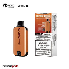 WAKA DM8000i Disposable Triple Mango One Hitters WAKA by RELX 20mg | 2.0% Nimbus Pods