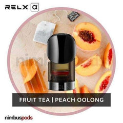 RELX Alpha Pod Fruit Tea | Peach Oolong Vape Pods RELX 30mg | 3% Nimbus Pods