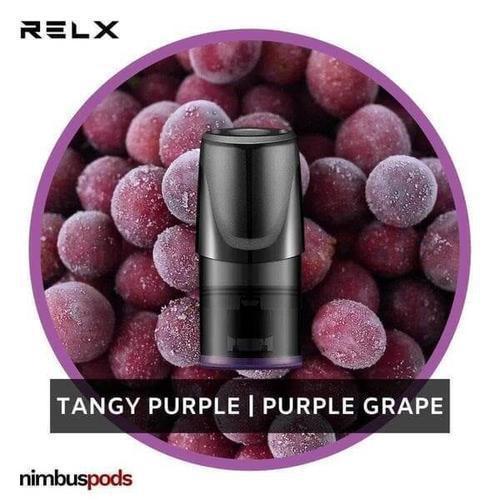 RELX Classic Pod Tangy Purple | Purple Grape Vape Pods RELX 30mg | 3% Nimbus Pods