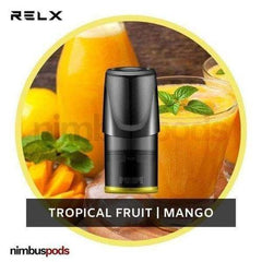 RELX Classic Pod Tropical Fruit | Mango Vape Pods RELX 30mg | 3% Nimbus Pods