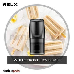 RELX Classic Pod White Frost | Icy Slush Vape Pods RELX 30mg | 3% Nimbus Pods