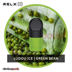 RELX Infinity Pod Pro LuDou Ice | Green Bean Vape Pods RELX 18mg | 2.0% Nimbus Pods