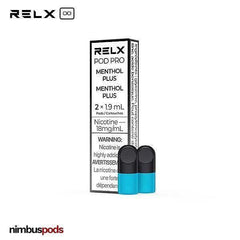 RELX Infinity Pod Pro Menthol Plus Vape Pods RELX 18mg | 2.0% Nimbus Pods