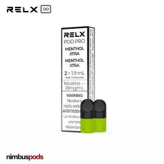 RELX Infinity Pod Pro Menthol Xtra Vape Pods RELX 18mg | 2.0% Nimbus Pods