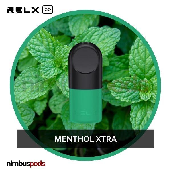 RELX Infinity Pod Pro Menthol Xtra Vape Pods RELX 18mg | 2.0% Nimbus Pods