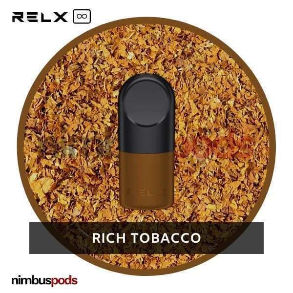 RELX Infinity Pod Pro Rich Tobacco Vape Pods RELX 18mg | 2.0% Nimbus Pods