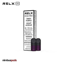 RELX Infinity Pod Pro Tangy Purple | Grape Vape Pods RELX 18mg | 2.0% Nimbus Pods