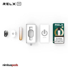 RELX Infinity Vape Pod Device Kit Vape Kits RELX Phoenix Flare | Gold Red Nimbus Pods