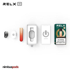 RELX Infinity Vape Pod Device Kit Vape Kits RELX Phoenix Flare | Gold Red Nimbus Pods