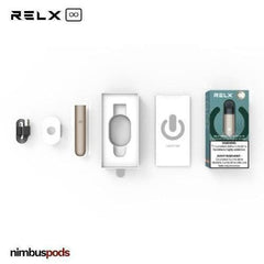 RELX Infinity Vape Pod Device Kit Vape Kits RELX Phoenix Flare | Gold Red Nimbus Pods