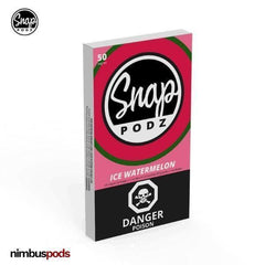 SNAP Podz Ice Watermelon | JUUL Compatible Vape Pods SNAP Podz 50mg | 5% Nimbus Pods