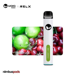 WAKA Solo x RELX Disposable Cherry Lime One Hitters WAKA by RELX 50mg | 5.0% Nimbus Pods