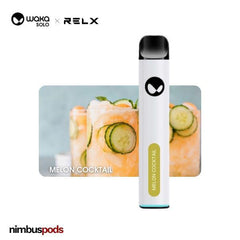 WAKA Solo x RELX Disposable Melon Cocktail One Hitters WAKA by RELX 50mg | 5.0% Nimbus Pods
