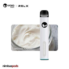 WAKA Solo x RELX Disposable Smooth Yogurt One Hitters WAKA by RELX 50mg | 5.0% Nimbus Pods